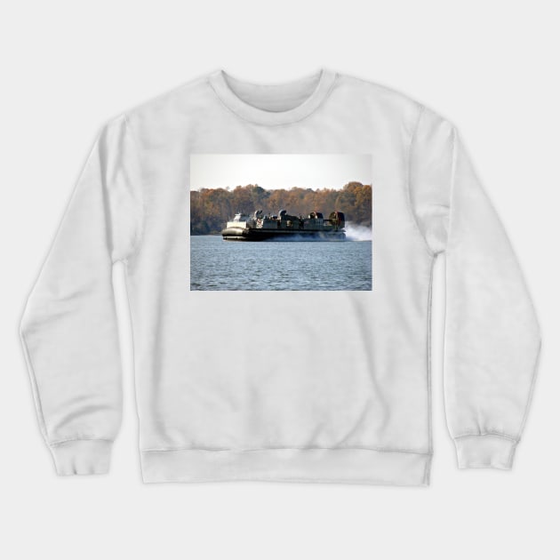 USN Hovercraft Crewneck Sweatshirt by tgass